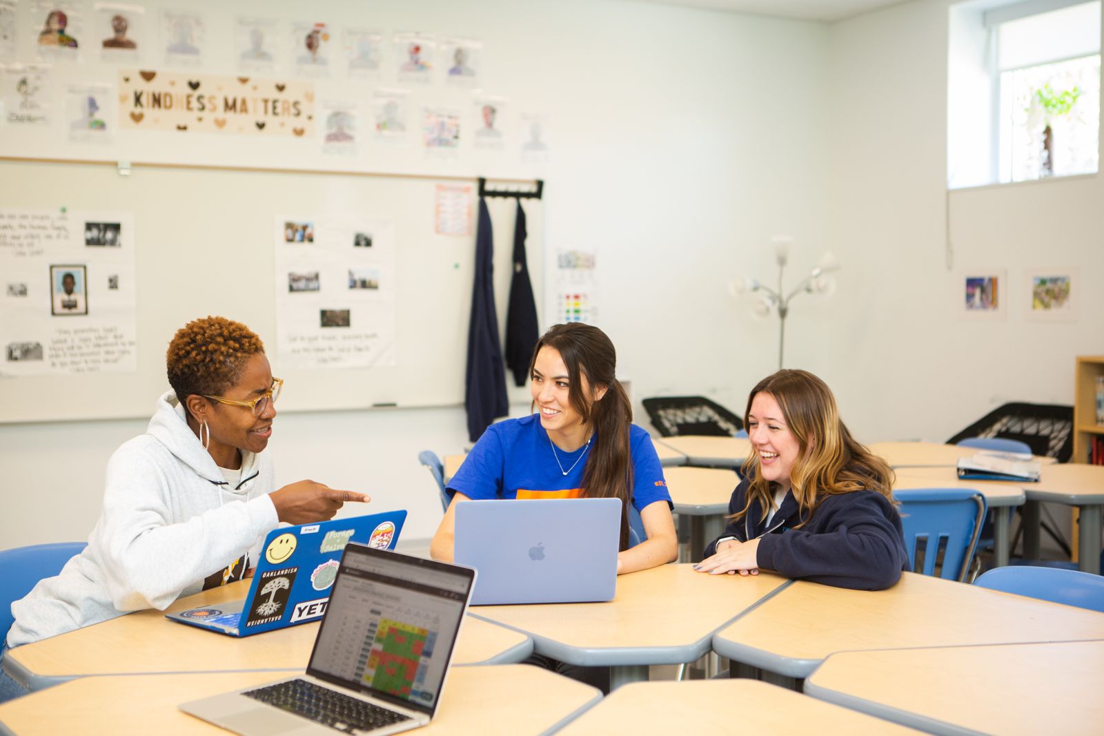 Three teachers discuss student benchmark assessment data on CommonLit.